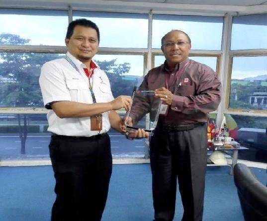 Certificate of Recognition ceremony